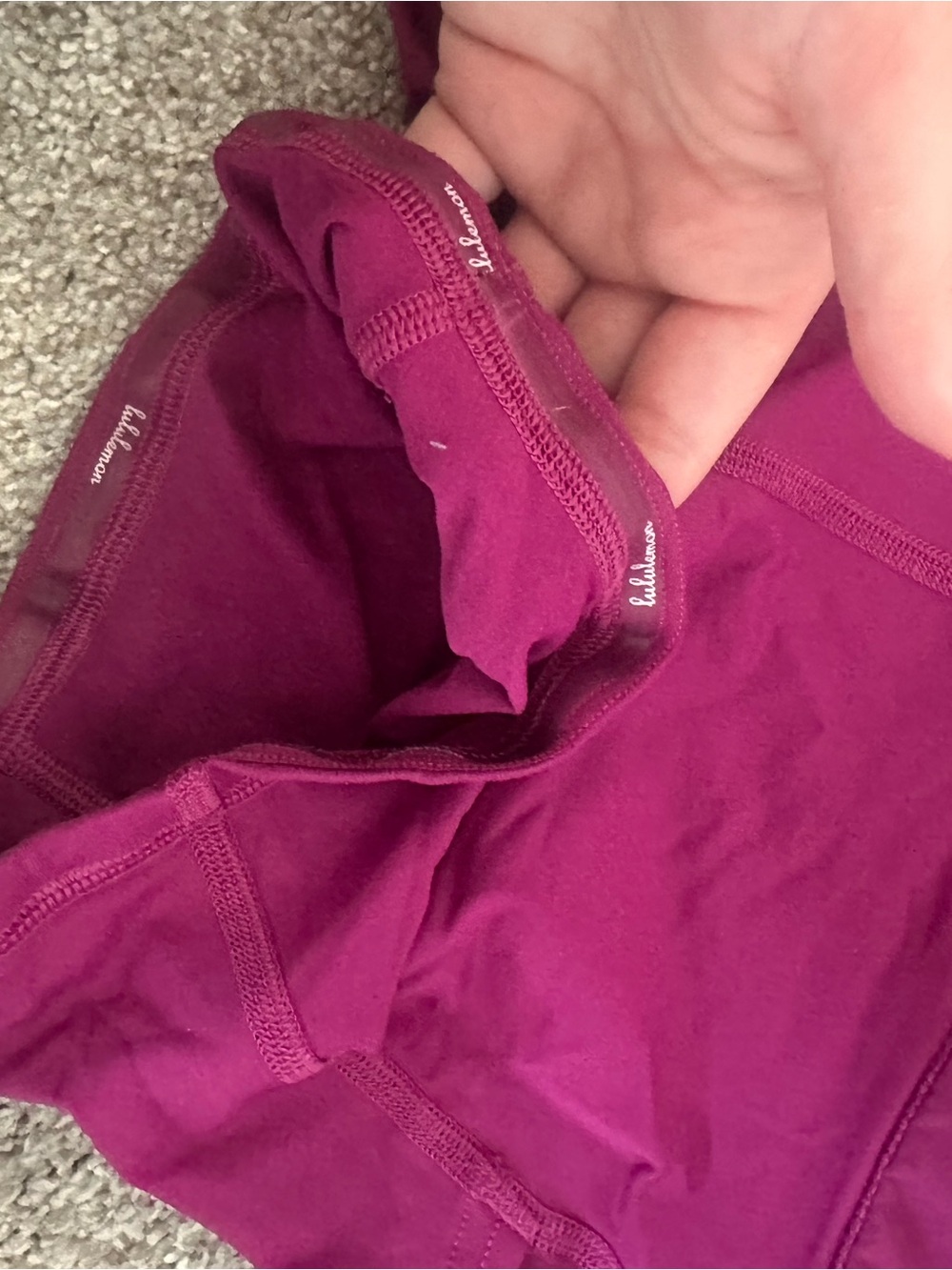 lululemon athletica purple berry Pace Rival Skirt-size 6 Regular - Picture 6 of 6
